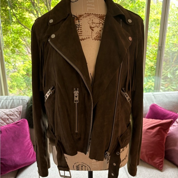 RARE Allsaints suede jacket - Picture 2 of 8
